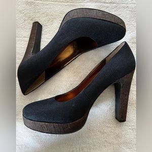 Black Nine West shoes size 10. Worn once. No longer in corporate. Don’t need.